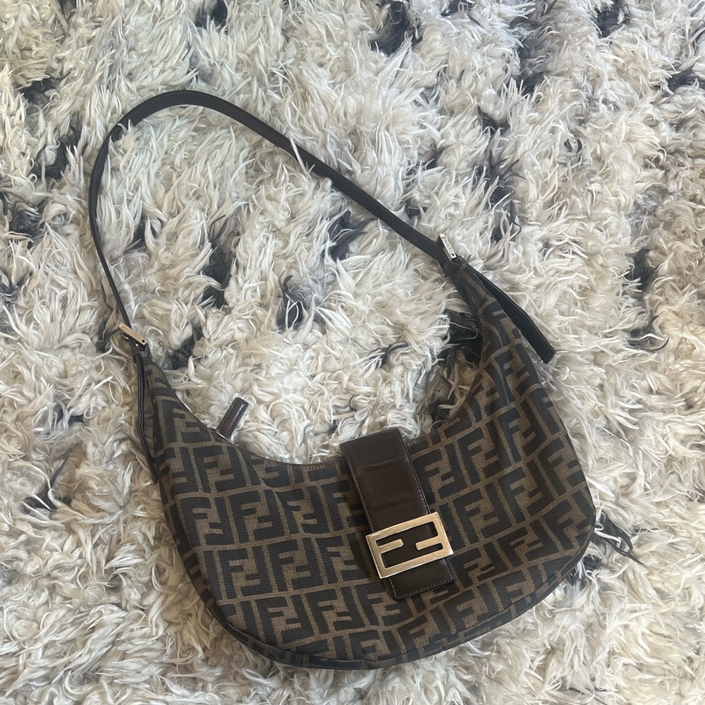 Fendi Zucca Small Croissant Bag